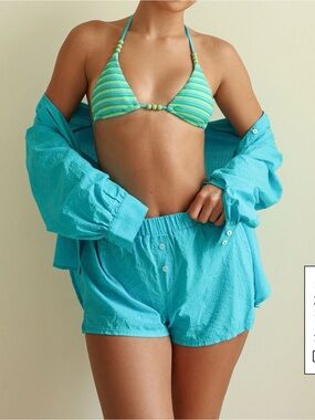 Dippin' Daisy's Sundaze Boxer Shorts Small Swim Cover Up Bottoms